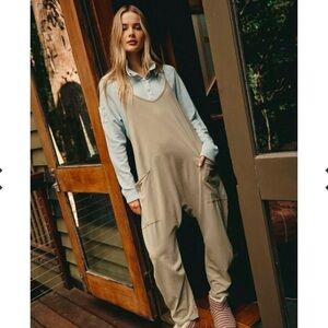 NWT FP Movement Women's Hot Shot Onesie Color Sage Stone Size M